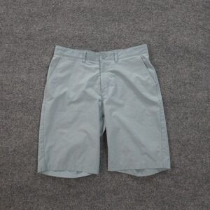 Johnnie-O Shorts Mens 32 Blue Wyatt Chino Performance Stretch Golf Prep Logo